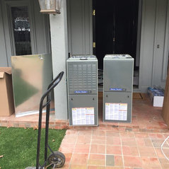 Precision Heating And Air Dallas Ga Us Rusted And Dangerous Gas Furnace Replaced With A New