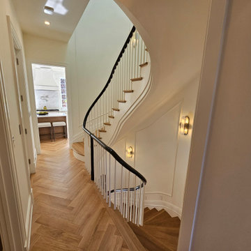 Project #131 | Three-Story Elliptical Staircase in Historic Home