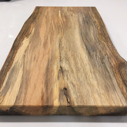 Spalted Pecan Live Edge Serving Boards - Serving Trays