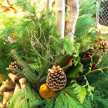F'Amelia Restaurant Christmas Decorating of Enterance
