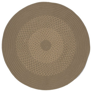 Navy Colonial Mills Corsair Banded Round Area Rug 14X14 