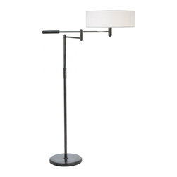 Black Brass Color 2 Light Floor Lamp by Sonneman Perno - Lighting