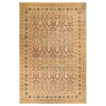 Mogul, One-of-a-Kind Hand-Knotted Area Rug Yellow, 12'2"x17'9"