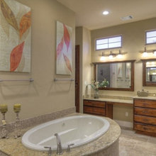 Master bath frames
