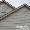 60x30 Triangle Wood Gable Vent: Non-Functional, Decorative Face Frame