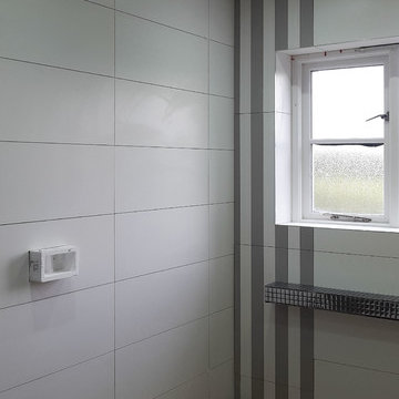 Modern White & Graphite Bathroom