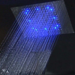 32" Recessed Stainless Steel Color Changing LED Rain Shower Head - Showerheads And Body Sprays