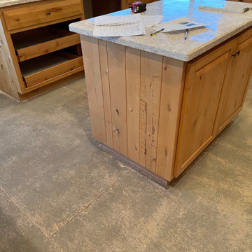 Knotty Alder Kitchen Reface