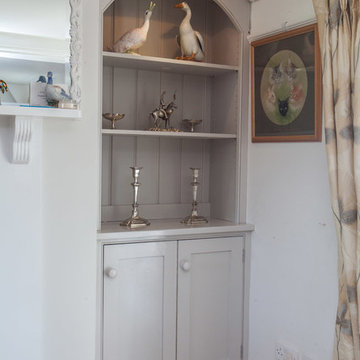 Traditional Shaker kitchen in farm cottage conversion