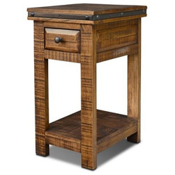 Industrial Side Tables And End Tables by Crafters and Weavers