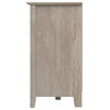 Key West Accent Cabinet with Doors in Washed Gray - Engineered Wood