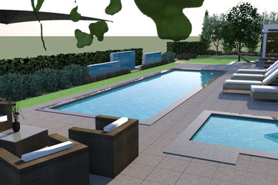 Pool - contemporary pool idea in Vancouver