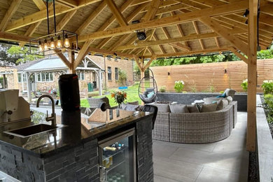 This is an example of a patio in West Midlands.