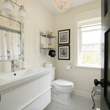 Black and White Bathroom Remodel