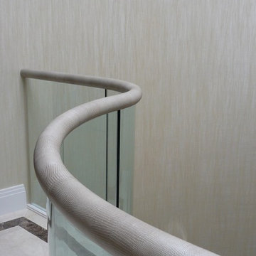 Leather Wrapped Handrail