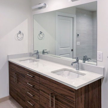 Sleek and Neutral Style Bathroom Remodel