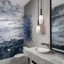 3 Silver Leaf - Powder Room