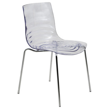 Leisuremod Astor Water Ripple Design Dining Chair Ac20Cl