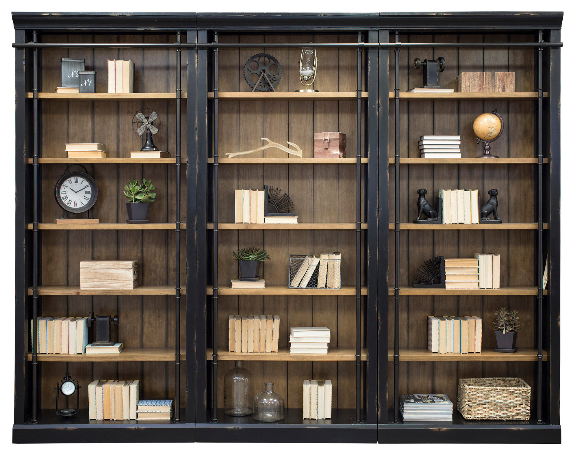 Martin Furniture Toulouse 3 Bookcase Wall French Country Bookcases