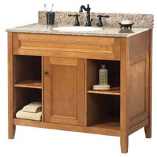 Rustic Bathroom Vanities And Sink Consoles by The Home Depot
