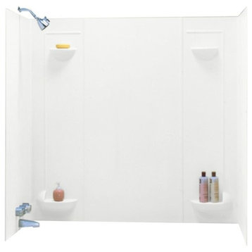 Swan 30x60x57 Veritek Bathtub Wall Kit, White