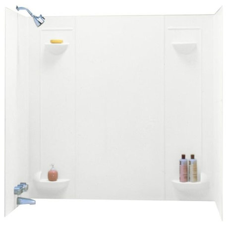 Swan 30x60x57 Veritek Bathtub Wall Kit, White