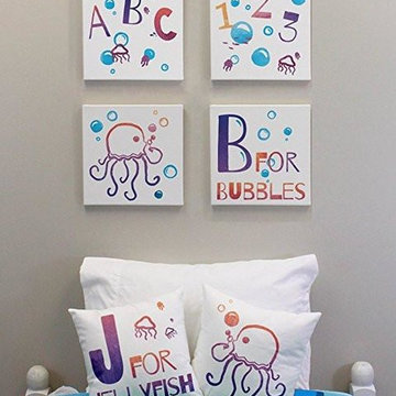 Toddler Canvas Wall Art Sets