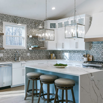 Modern Craftsman with Sleepy Blue Accents