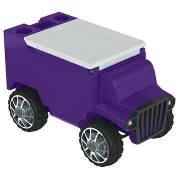 RC Truck Cooler, Black, Purple