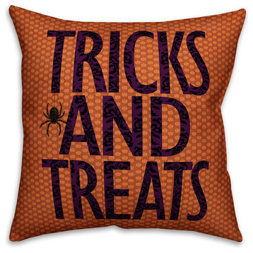 Tricks and Treats 16"x16" Indoor / Outdoor Pillow