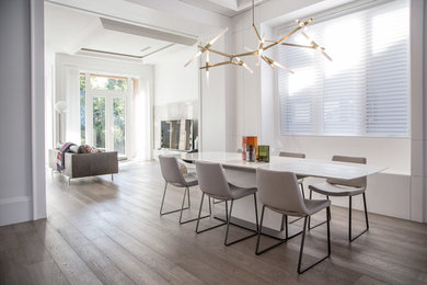Dining room - contemporary dining room idea in Vancouver