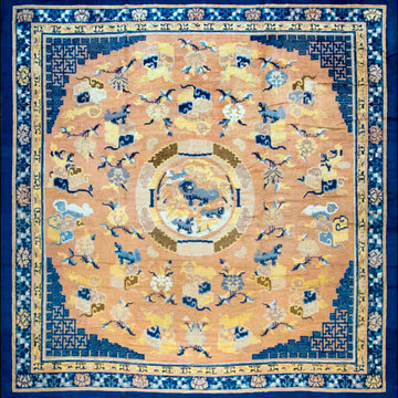 Antique Chinese Peking & NingXia Carpets#18355