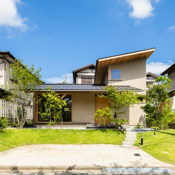 ２つの庭をもつ住まい