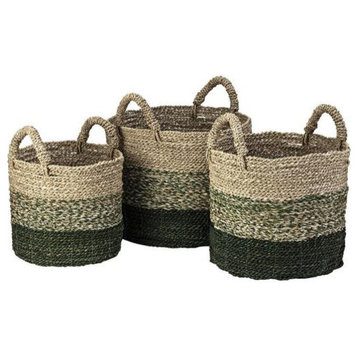 Elk Home S0077-9128/S3 Maton, Seagrass Basket (Set of 3)