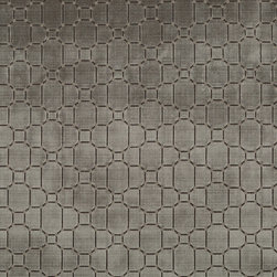 Pave Velvet in Storm Gray - Upholstery Fabric