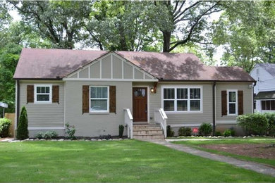 Inspiration for a craftsman exterior home remodel in Atlanta