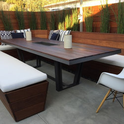 The Lyndall Table and Bench - Outdoor Dining Sets