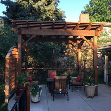 Golden pergola