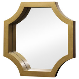 Transitional Wall Mirrors by Harp and Finial