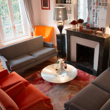 Rénovation et décoration d'un salon de réception d'un hôtel particulier du XVIIe