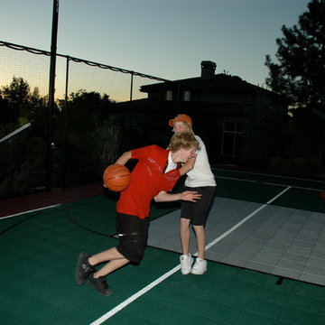 Backyard Court and Outdoor Multi Sport Recreation Area