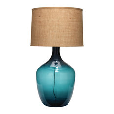 Farmhouse Glass Table Lamps, Jamie Young Trace Table Lamp