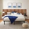 MODWAY Render Wall Mount King Headboard and Modern Nightstands