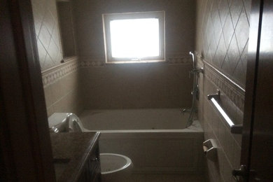 Aménagement d'une salle de bain craftsman.