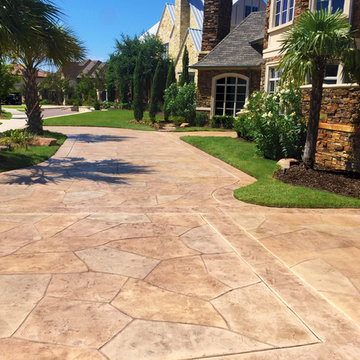 Decorative Concrete Driveways (Stained - Stamped - Resurfaced)