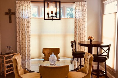 Dining room - transitional dining room idea in Other