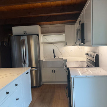 Warm White Kitchen: After