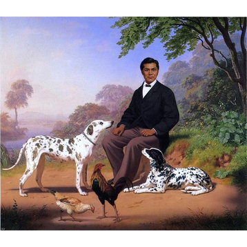 Charles Christian Nahl Sacramento Indian With Dogs Wall Decal