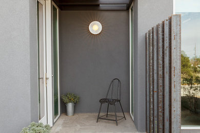 Entryway - contemporary entryway idea in Albuquerque