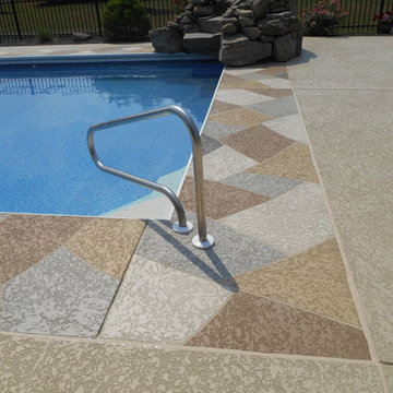 Slip-free Pool Deck